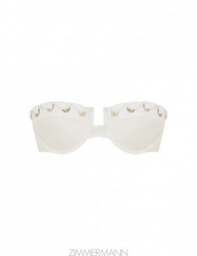 Ivory Zimmermann Halliday Eyelet Balconette Bra Bikini Top