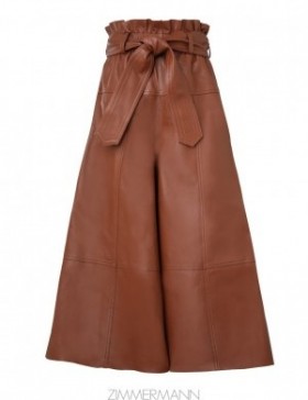 Toffee Zimmermann Natura Leather Cropped Pant Shorts & Pants