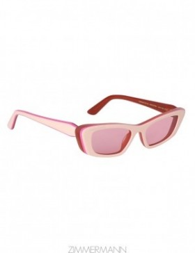 Pink Zimmermann Uptempo Cat Eye Sunglasses