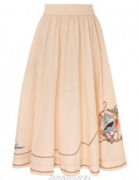 Beige Zimmermann Alight Swing Skirt Skirts