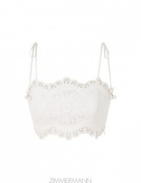 Ivory Zimmermann Ottie Embroidered Bodice Clothing