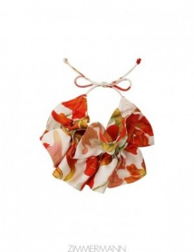 Red Lily Zimmermann Flower Neck Scarf Scarves