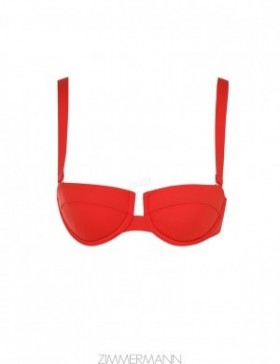 Red Zimmermann Separates Sculpt Balconette Bikini Top