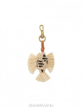 Natural Zimmermann Fish Bag Charm Key Chains