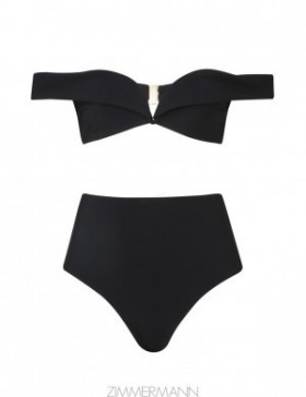 Noir Zimmermann Lexi Off Shoulder Bikini Bikinis