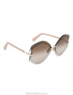 Caramel Zimmermann Gleam Oversize Sunglasses