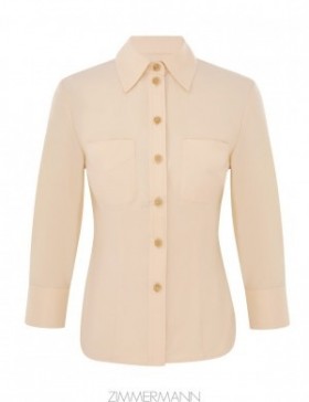 Peach Zimmermann Natura Shrunken Shirt Shirt