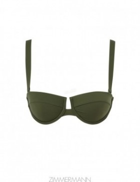 Khaki Zimmermann Separates Sculpt Balconette Bikini Top