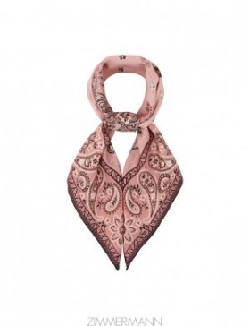 Pink Bandana Zimmermann Printed Silk Square 70 Scarves
