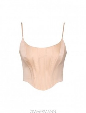 Sand Zimmermann Silk Corset Top Tops