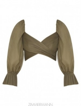 Olive Zimmermann Pleated Bodice Tops