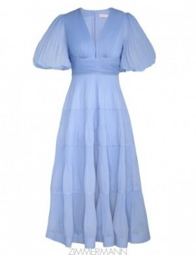 Jacaranda Zimmermann Pleated Midi Dress Dresses