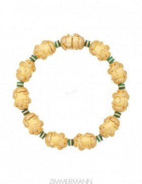 Gold/Malachite Zimmermann Midnight Choker Necklaces