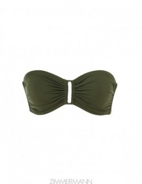 Khaki Zimmermann Separates Sculpt Wide Link Bra Bikini Top