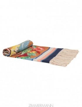 Nautical Map Zimmermann Printed Cotton Towel Towels and Pareos