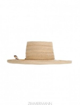 Natural Zimmermann Vented Boater Hats