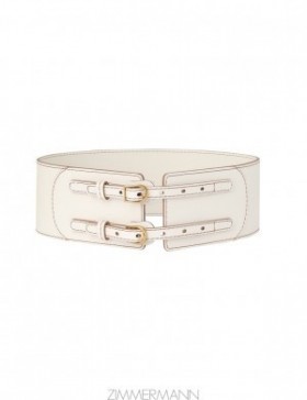 Latte Zimmermann Double Buckle Belt 80 Belts