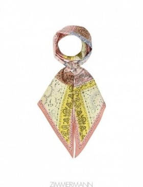 Bandana Patch Print Zimmermann Printed Silk Neck Scarf Scarves