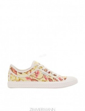 Yellow Hibiscus Zimmermann Twist Low Sneaker Sneakers