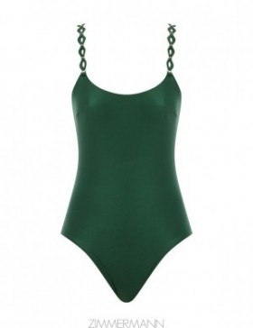 Forest Green Zimmermann August Diamond Trim 1PC One Pieces