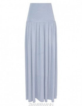 Blue Zimmermann Natura Metallic Midi Skirt Knitwear Skirts