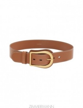 Avalon Zimmermann Wide Leather Belt 40 Belts