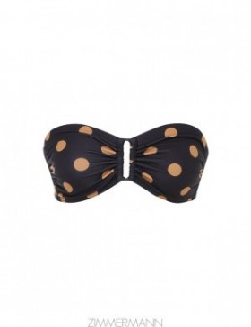 Navy/Beige Dot Zimmermann Separates Sculpt Wide Link Bra Separates Tops