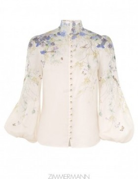 Citrus Butterflies Zimmermann Harmony Blouse Tops