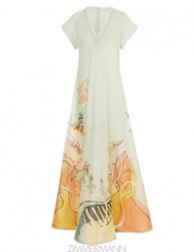 Poster Print Zimmermann Matchmaker Poster V Neck Dress Dresses