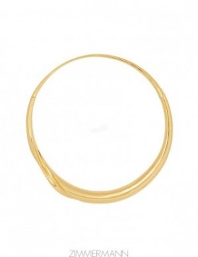 Gold Zimmermann Paint Stroke Choker Necklaces