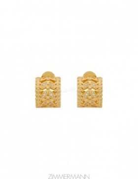 Gold Zimmermann Laurel Hoops Earrings
