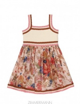 Multi Zimmermann August Knit Top Woven Dress Kids Dresses