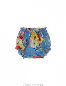 Blue Floral Zimmermann Alight Bloomer Kids Pants