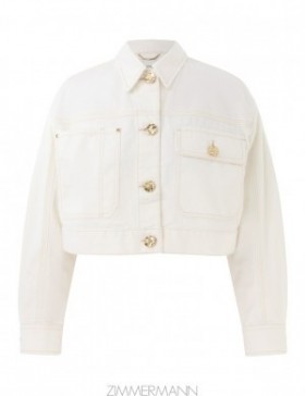 Milk Zimmermann Matchmaker Boxy Denim Jacket Denim