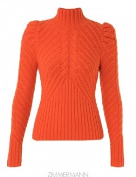 Red Zimmermann Matchmaker Cable Sweater Knitwear