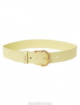Lemonade Zimmermann Twisted Buckle Leather Belt 40 Belts