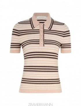 Multi Zimmermann Natura Stripe Polo Tops