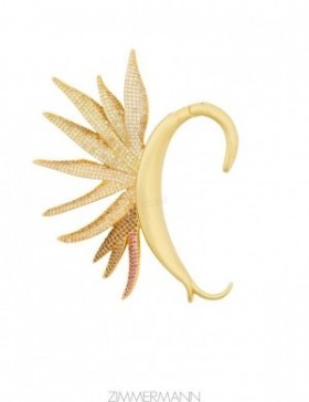 Gold Zimmermann Natura Ear Cuff Earrings