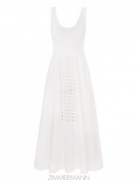 Ivory Zimmermann Matchmaker Anglaise Midi Dresses