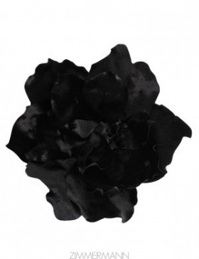 Black Zimmermann Velvet Flower Brooch Other Accessories