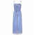 Dusty Blue Zimmermann August Broderie Slip Dress Clothing