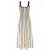 Cream/Black Zimmermann Matchmaker Stripe Tank Dress Dresses