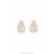 Gold/Transparent Quartz Zimmermann Crystal Pebble Earrings Earrings